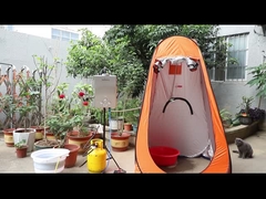 6Lのガス式ポータブルウォーターヒーターシステム シャワー用の屋外即時暖房