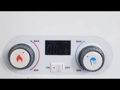 家庭用煙突排気型ガス式水温器 10L 20KW LED LCDディスプレイ