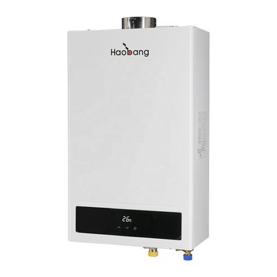Wall Mounted IPX2 Waterproof Flue Gas Water Heater with ±1℃ Temperature Deviation and Coating Panel