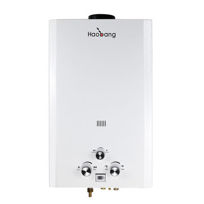 LPGNG インスタントガスウォーターヒーター 白い粉末塗装パネル 10L
