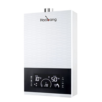 Wall Mounted Flue Gas Water Heater with LED Display Copper Heat Exchanger and Over 90% Heat Efficiency